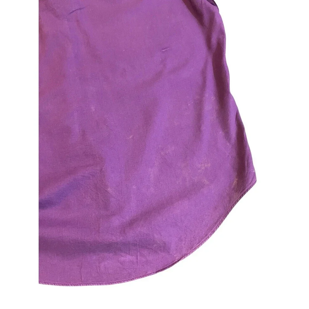 Vintage 90s Polo Ralph Lauren Purple Cotton Buttondown Shirt Men’s Size Large